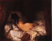 Jean Francois Millet Reclining Nude Spain oil painting artist